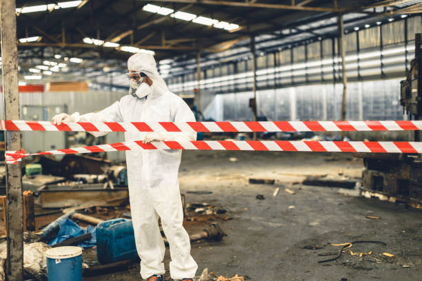 Professional Biohazard technician working in Sun City West, AZ